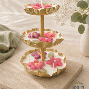 Three-Tier Lotus Urli